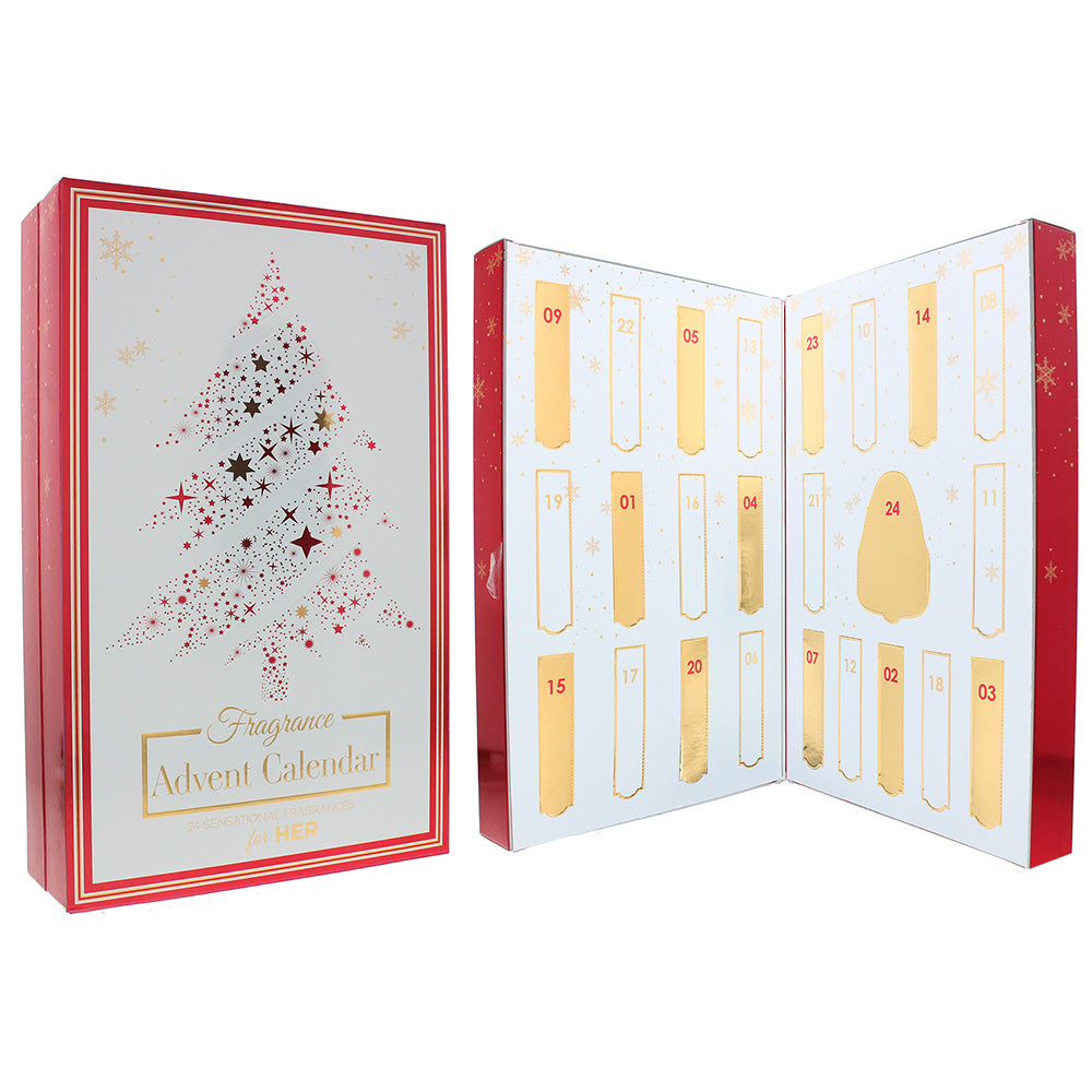 Saffron 24 Day Gift Advent Calendar For Her Eau De Parfum 24 Piece Gift Set: 