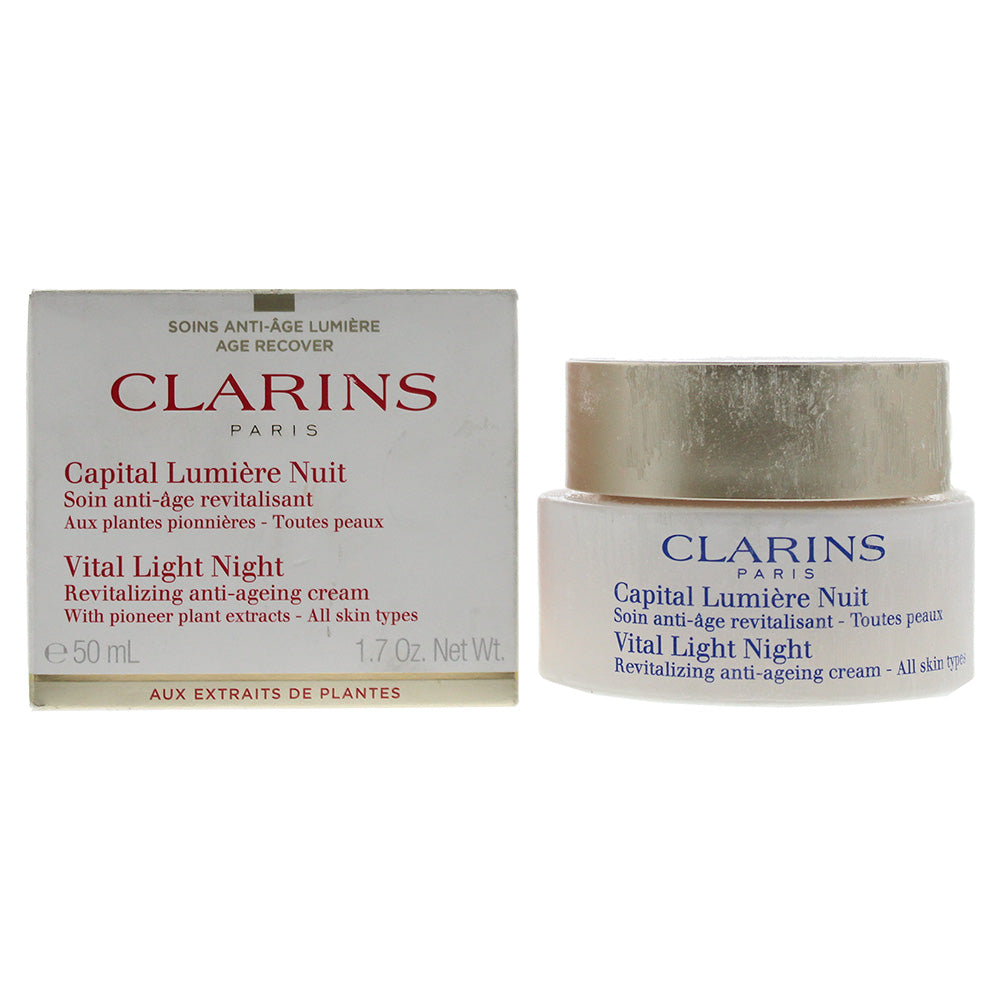 Clarins Vital Light Night Cream 50ml for All Skin Types
