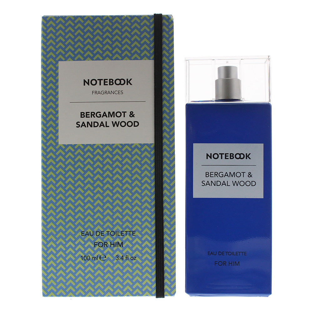 Aquolina Notebook Bergamot & Sandalwood Eau De Toilette 100ml