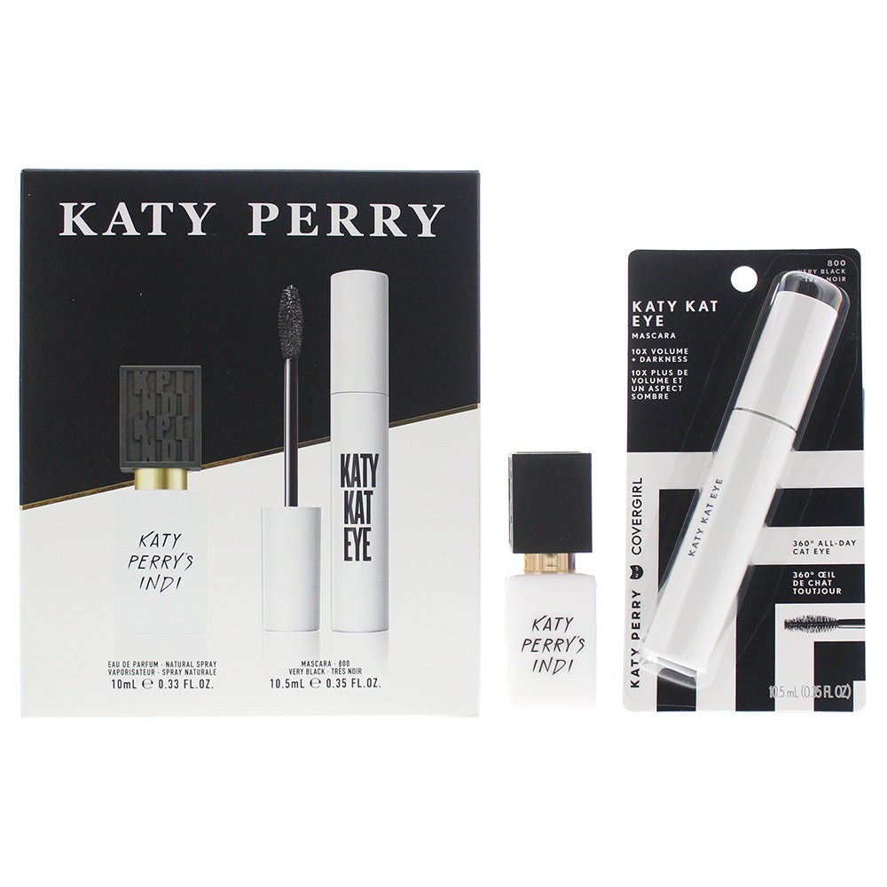 Katy Perry Indi Eau De Parfum 2 Piece Gift Set: Eau De Parfum 10ml - Katy Kat Eye Mascara 10.5ml