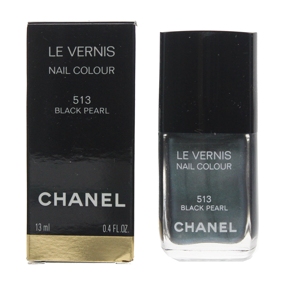 Chanel Le Vernis #513 Black Pearl Nail Colour Polish 13ml