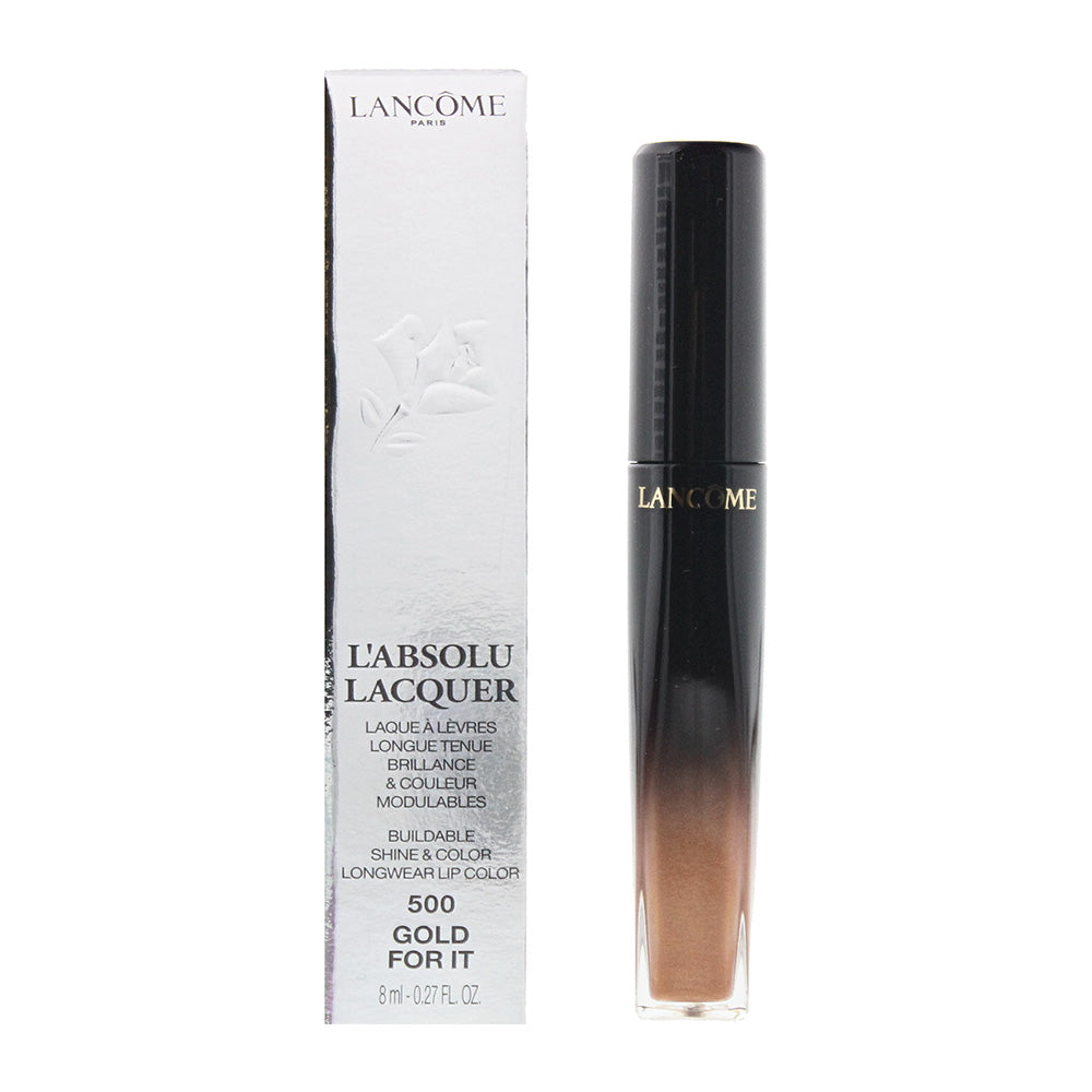 Lancôme L'absolu Lacquer #500 Gold For It Lipstick 8ml