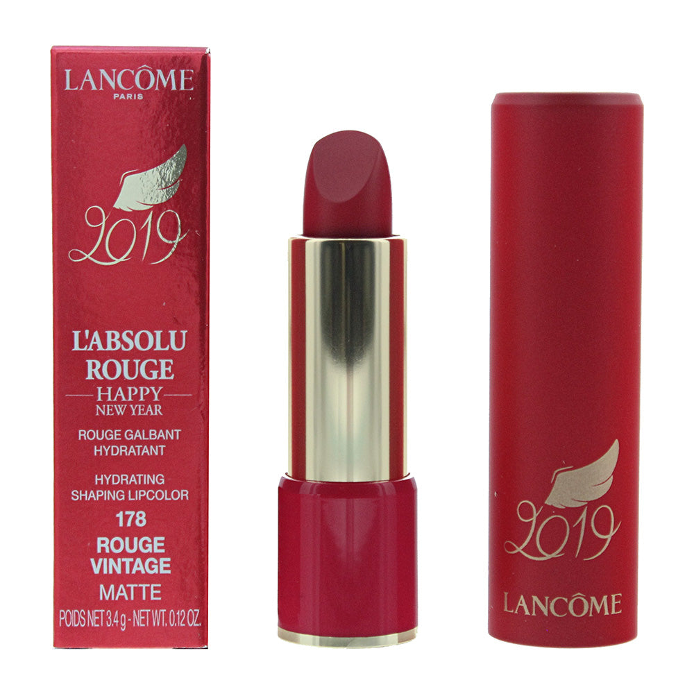 Lancôme L'absolu Rouge 2019 Edition #178 Rouge Vintage Lipstick 3.4g
