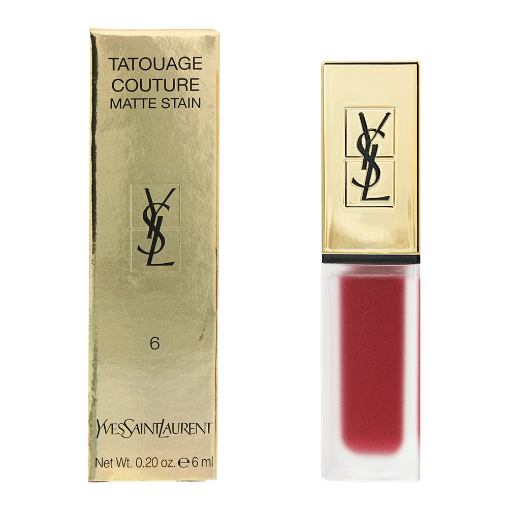 Yves Saint Laurent Tatouage Couture N6 Fushia Mark Liquid Lipstick 6ml