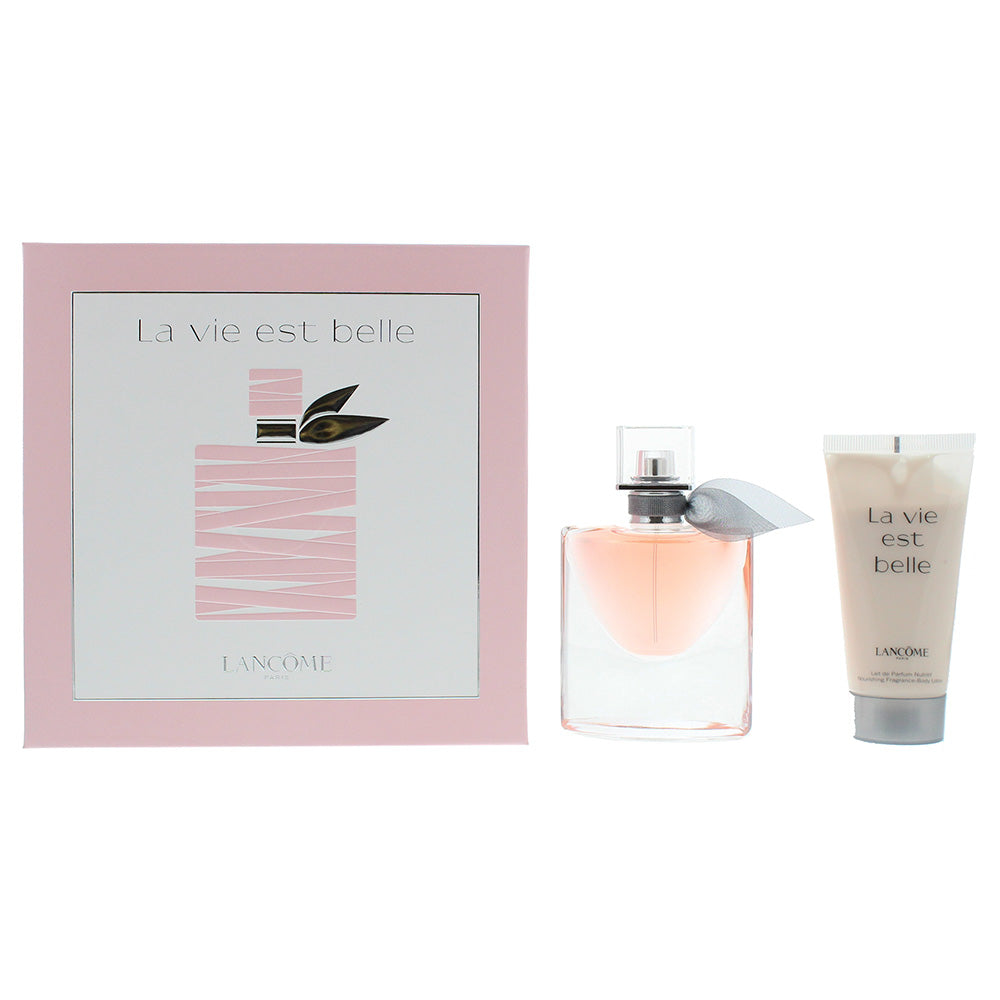 Lancôme La Vie Est Belle Eau De Parfum 2 Piece Gift Set: Eau De Parfum 30ml - Body Lotion 50ml
