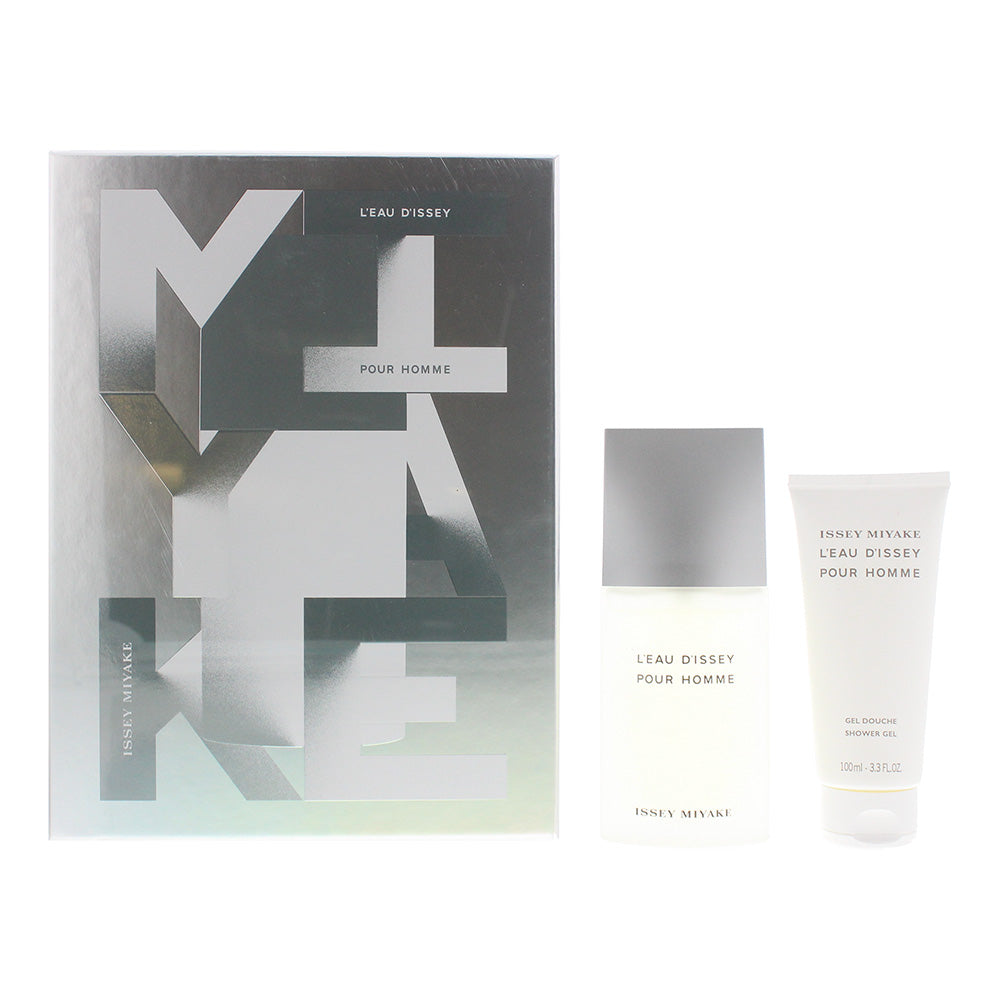 Issey Miyake L'eau D'issey Pour Homme Eau De Toilette 2 Piece Gift Set: Eau De Toilette 75ml - Shower Gel 100ml