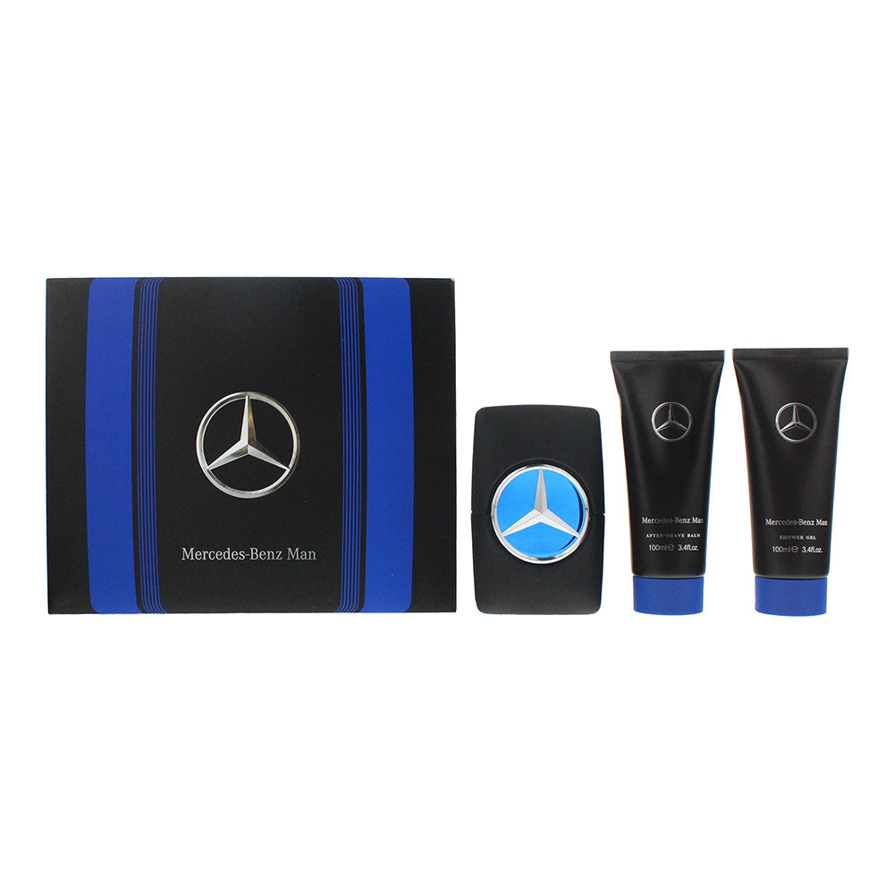 Mercedes Benz Man Eau De Toilette 3 Piece Gift Set: Eau De Toilette 100ml - Aftershave Balm 100ml - Shower Gel 100ml