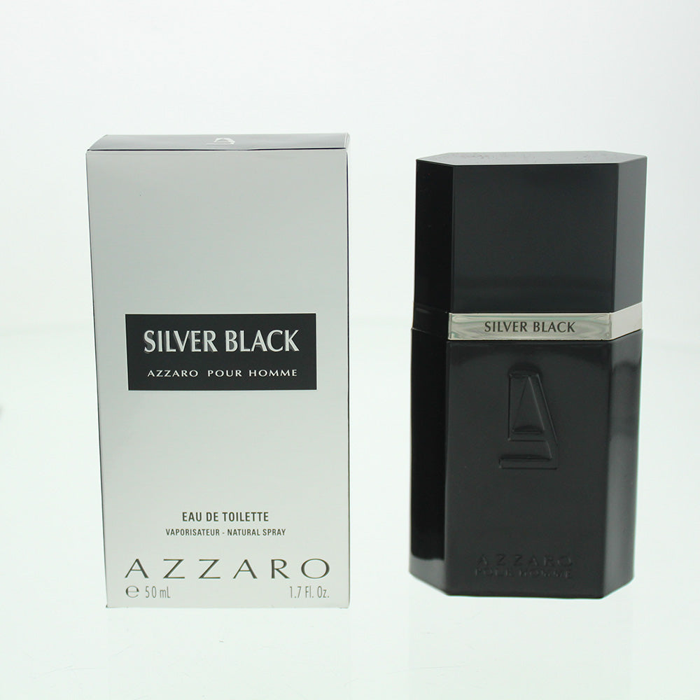 Azzaro Pour Homme Silver Black Eau De Toilette 50ml
