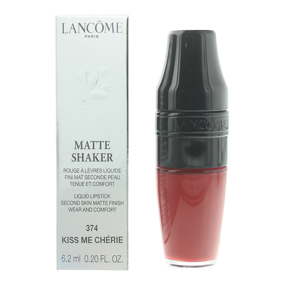 Lancome Matte Shaker 374 Kiss Me Cherie Liquid Lipstick 6.1ml