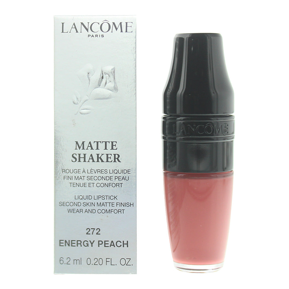 Lancome Matte Shaker 272 Energy Peach Liquid Lipstick 6.1ml