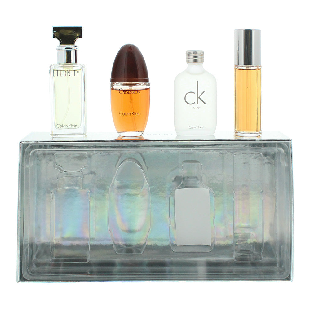 Calvin Klein 4 Piece Gift Set: Eternity - CK1 - Obsession - Escape 4 x 15ml