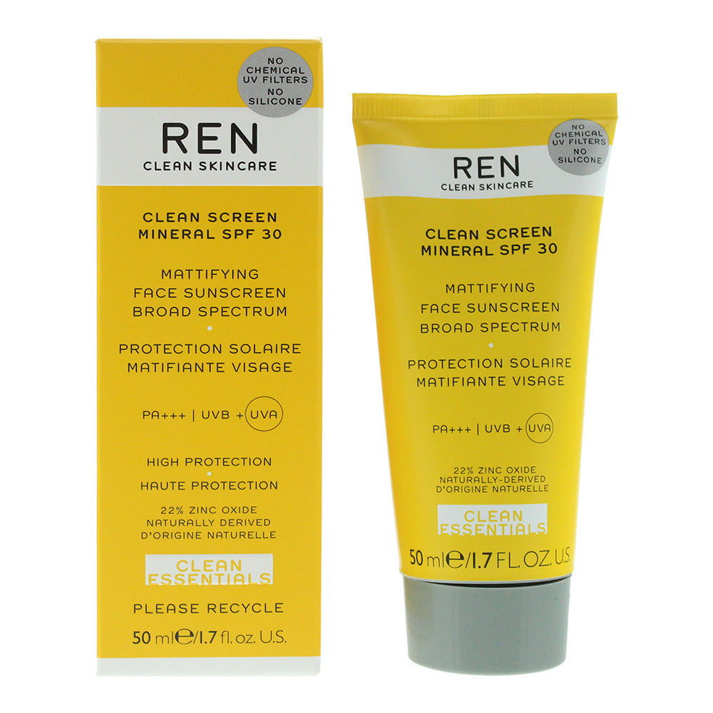 Ren Clean Skincare Clean Screen Mineral SPF30 Sun Screen 50ml