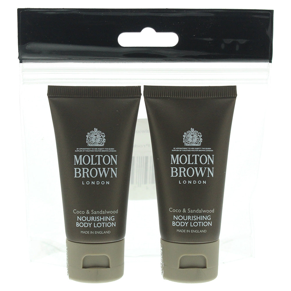 Molton Brown Coco & Sandalwood 2 Piece Gift Set: 2 x Body Lotion 30ml