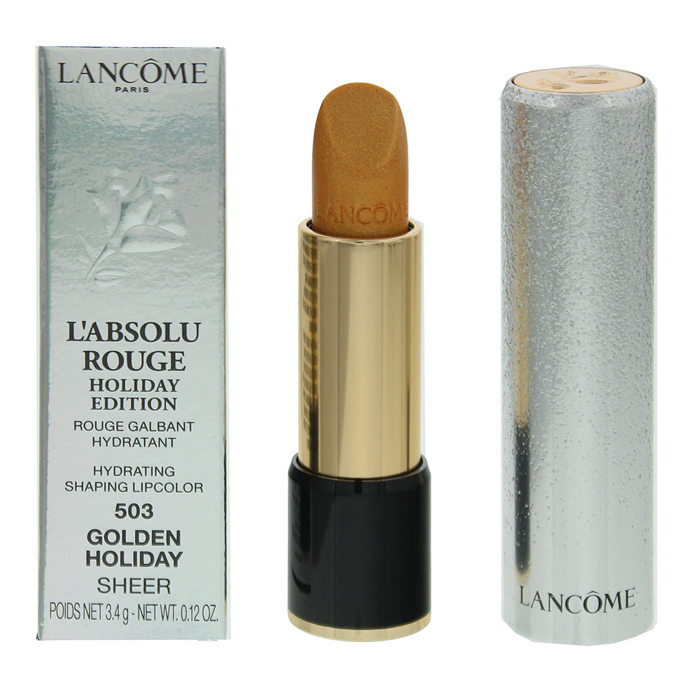 Lancôme L'Absolu Rouge Holiday Edition #19 Golden Holiday Lipstick 3.4g