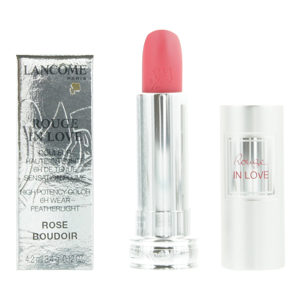 Lancôme Rouge In Love Hi Potency 6h Wear #340B Rose Boudoir Lip Color 3.4g
