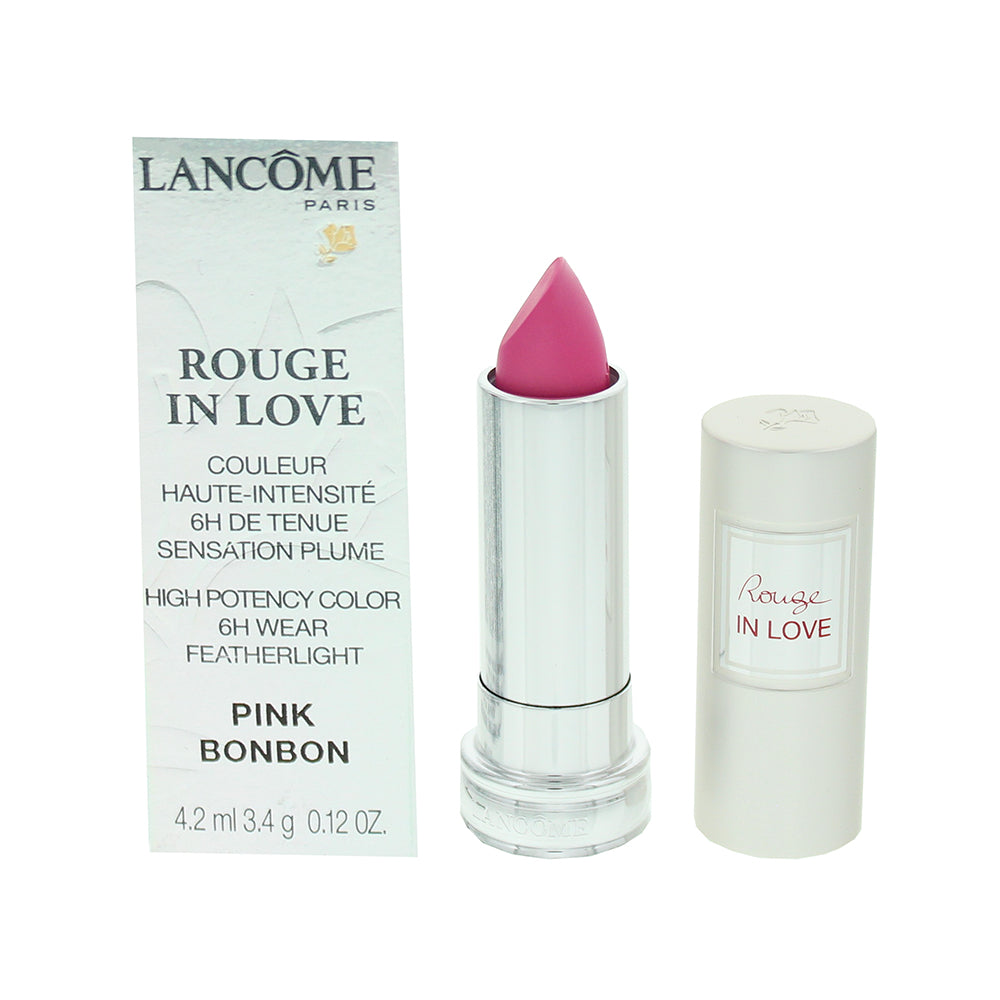 Lancome Rouge In Love Hi Potency 6h Wear #361M Pink Bonbon Lip Color 3.4g