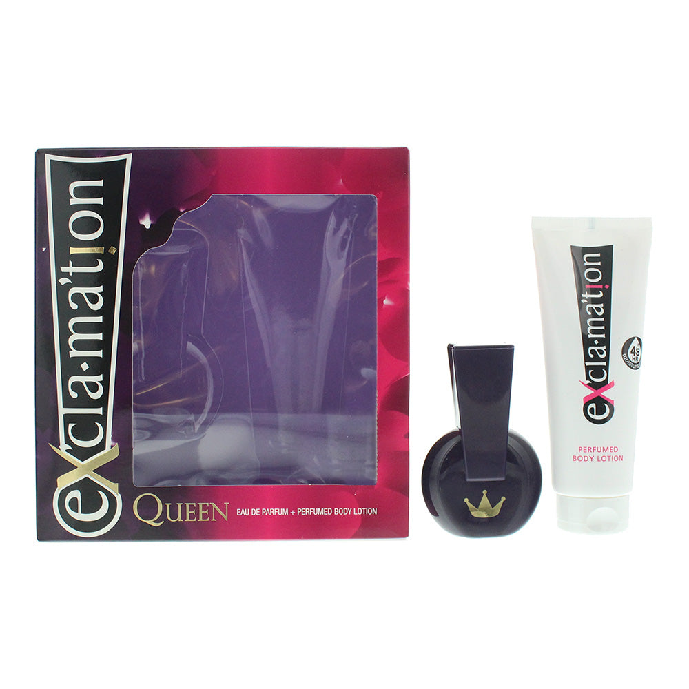 Coty Exclamation Queen 2 Piece Gift Set: Eau De Parfum 30ml - Body Lotion 115ml