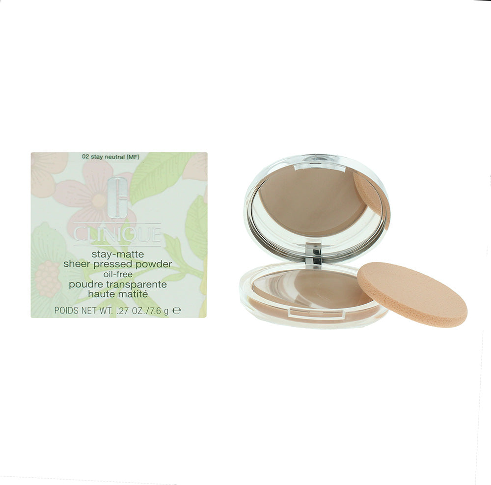 Clinique Stay Matte Sheer Oil Free 02 Stay Neutral Pressed Powder 7.6g