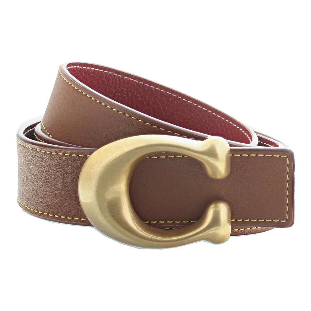 Coach Brown Leather Belt