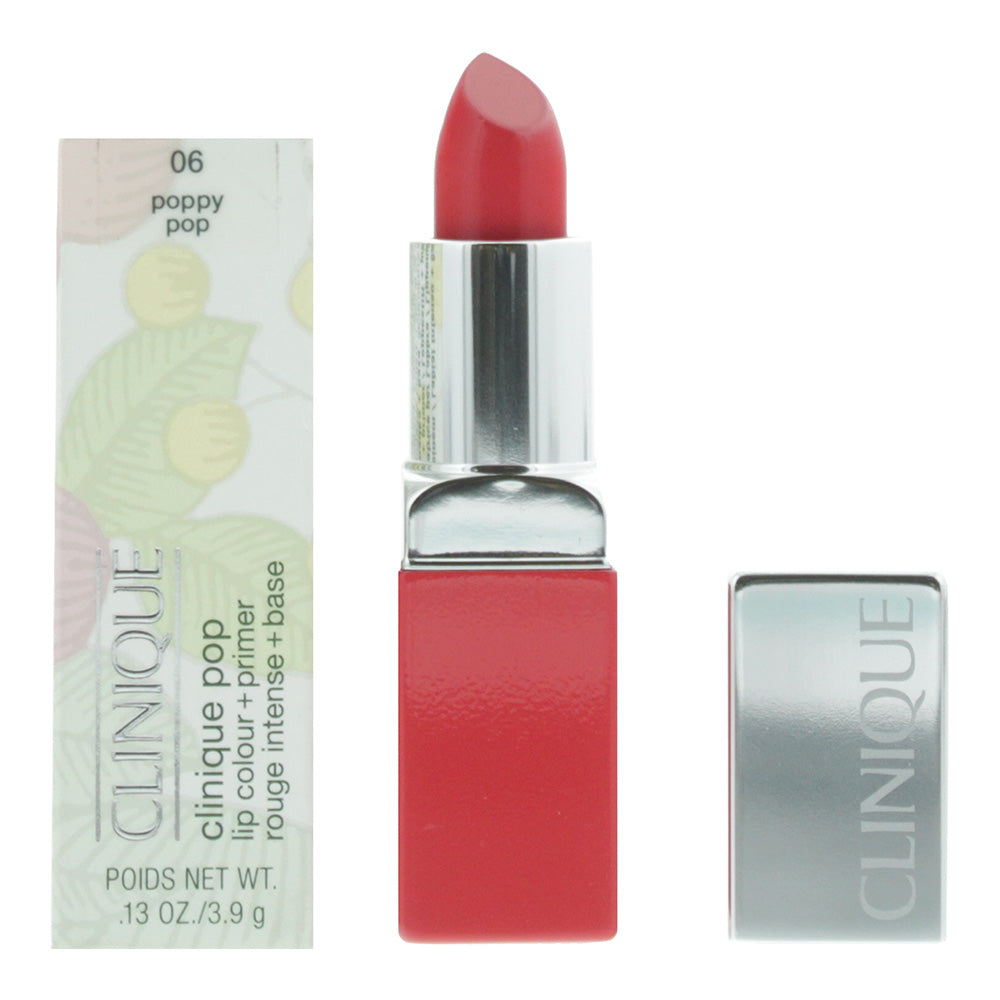 Clinique Pop Poppy Pop Lip Colour + Primer 3.9g
