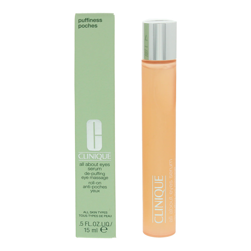 Clinique De-Puffing Eye Massage Roll On All About Eyes Eye Serum 15ml