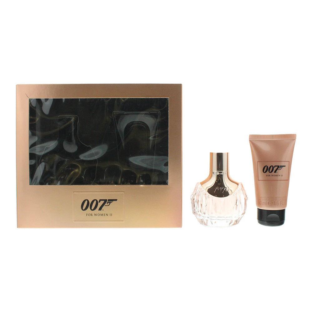 James Bond 007 For Women II 2 Piece Gift Set: Eau De Parfum 30ml - Body Lotion 50ml
