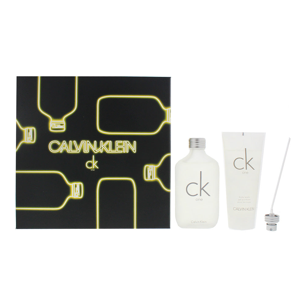 Calvin Klein Ck1 2 Piece Gift Set: Eau De Toilette 100ml - Body Wash 100ml