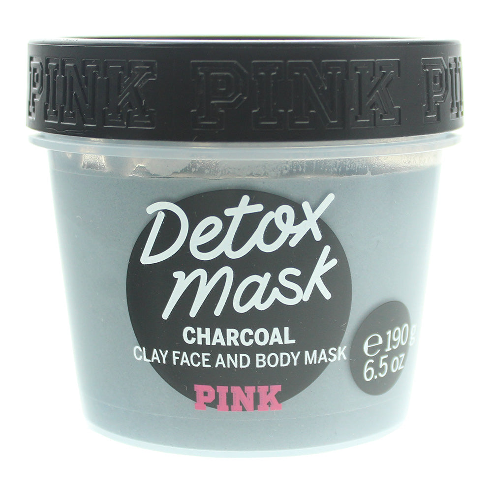 Victoria's Secret Pink Charcoal Clay Face & Body Detox Mask 190g
