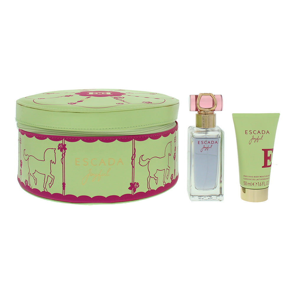 Escada Joyful Eau De Parfum 2 Piece Gift Set: Eau De Parfum 50ml - Body Lotion 50ml