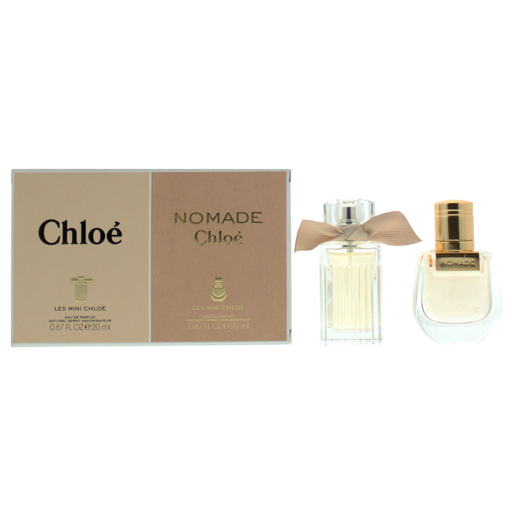 Chloe 2 Piece Gift Set:  Chloe Eau De Parfum 20ml - Nomade Eau De Parfum 20ml
