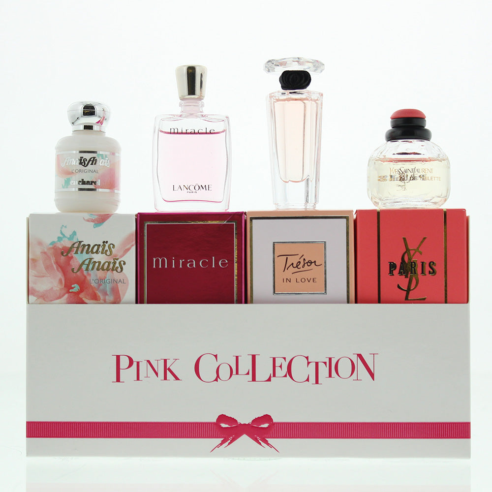 Yves Saint Laurent / Lancome Pink Collection 4 Piece Gift Set: YSL Paris Eau De Parfum 7.5ml - Tresor in Love Eau De Parfum 4.8ml -