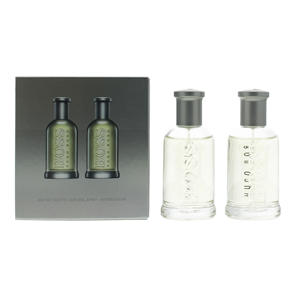 Hugo Boss Bottled Eau De Toilette 2 Piece Gift Set: 2 x Eau De Toilette 50ml