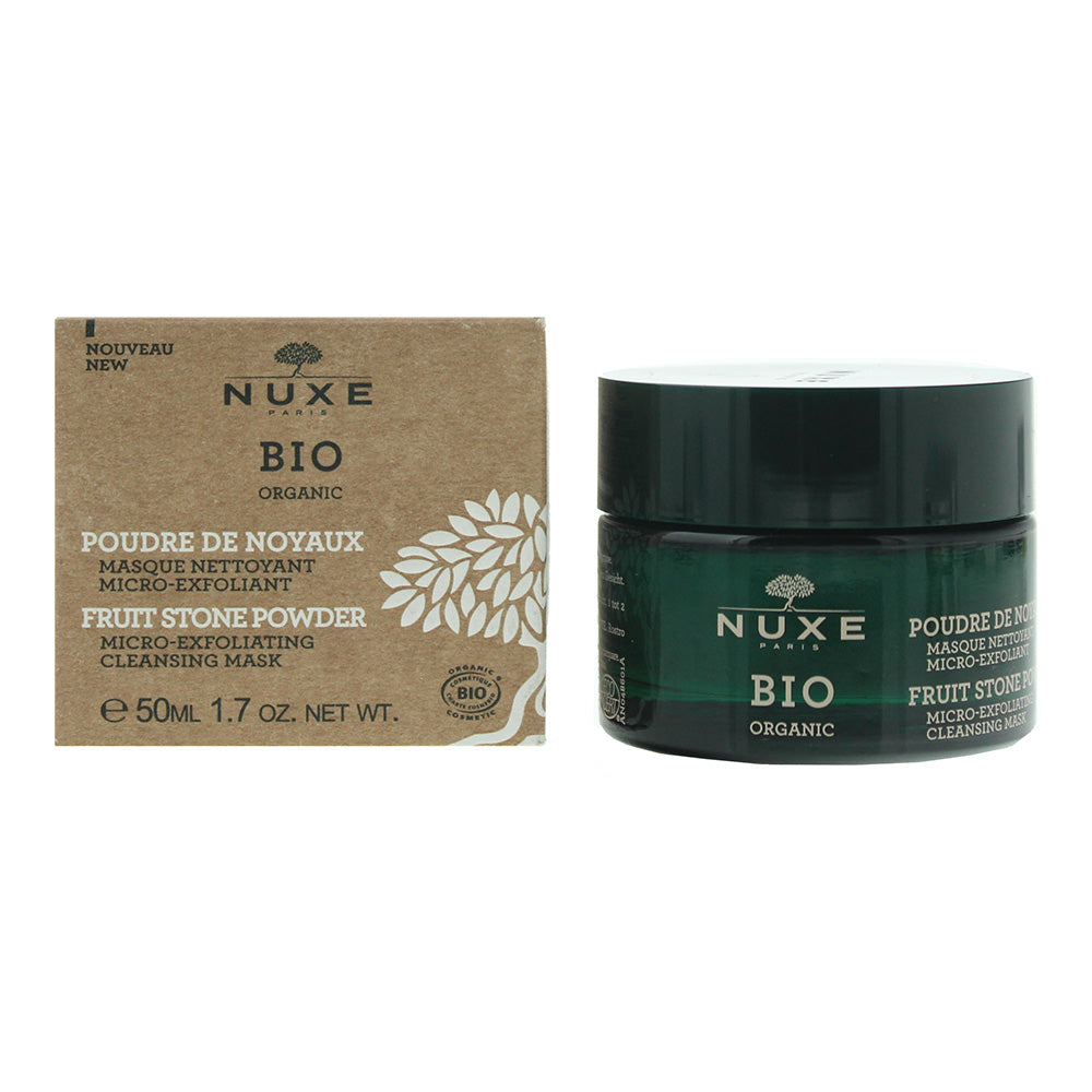 Nuxe Bio Organic Fruit Stone Powder Micro-Exfoliating Cleansing Mask 50ml