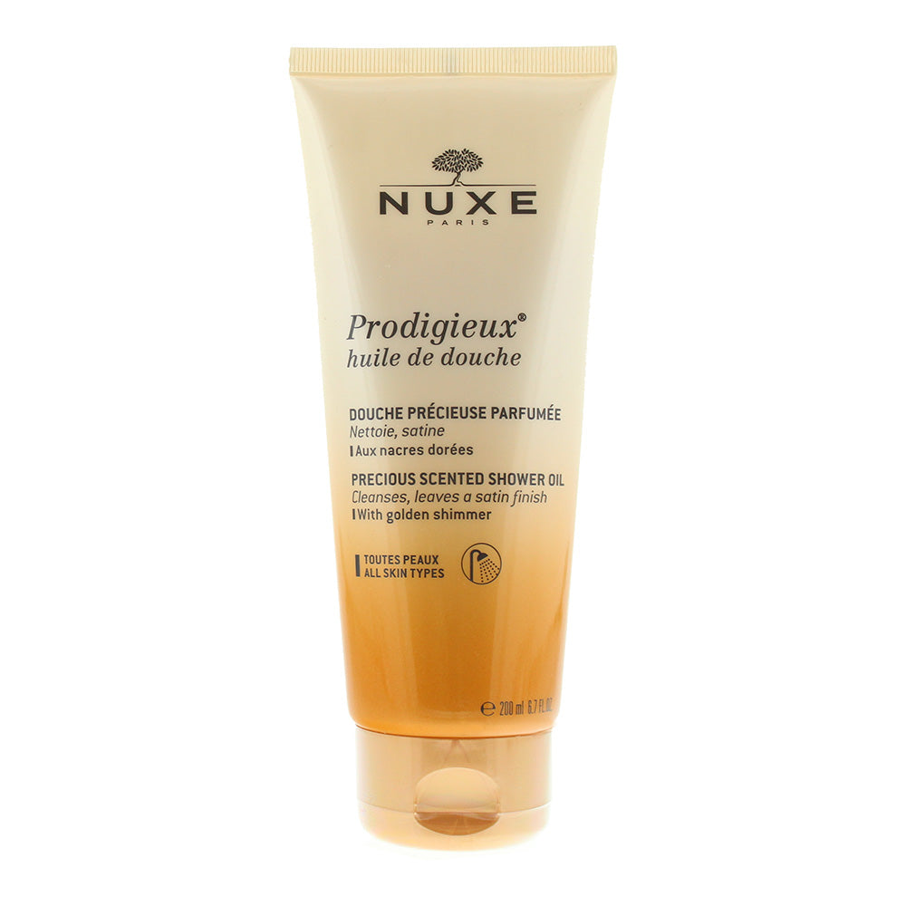 Nuxe Prodigieux With Golden Shimmer Shower Gel 200ml