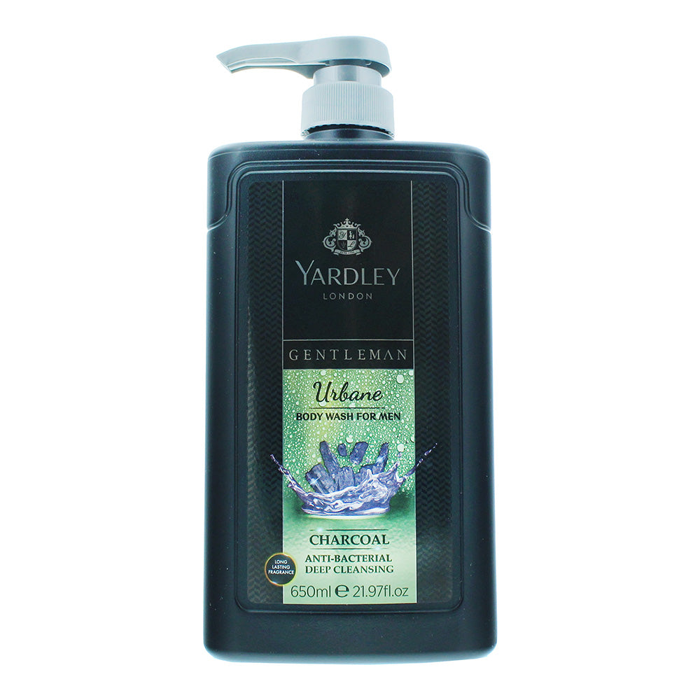 Yardley Gentleman Urbane Charcoal Anti-Bacterial Body Wash 650ml