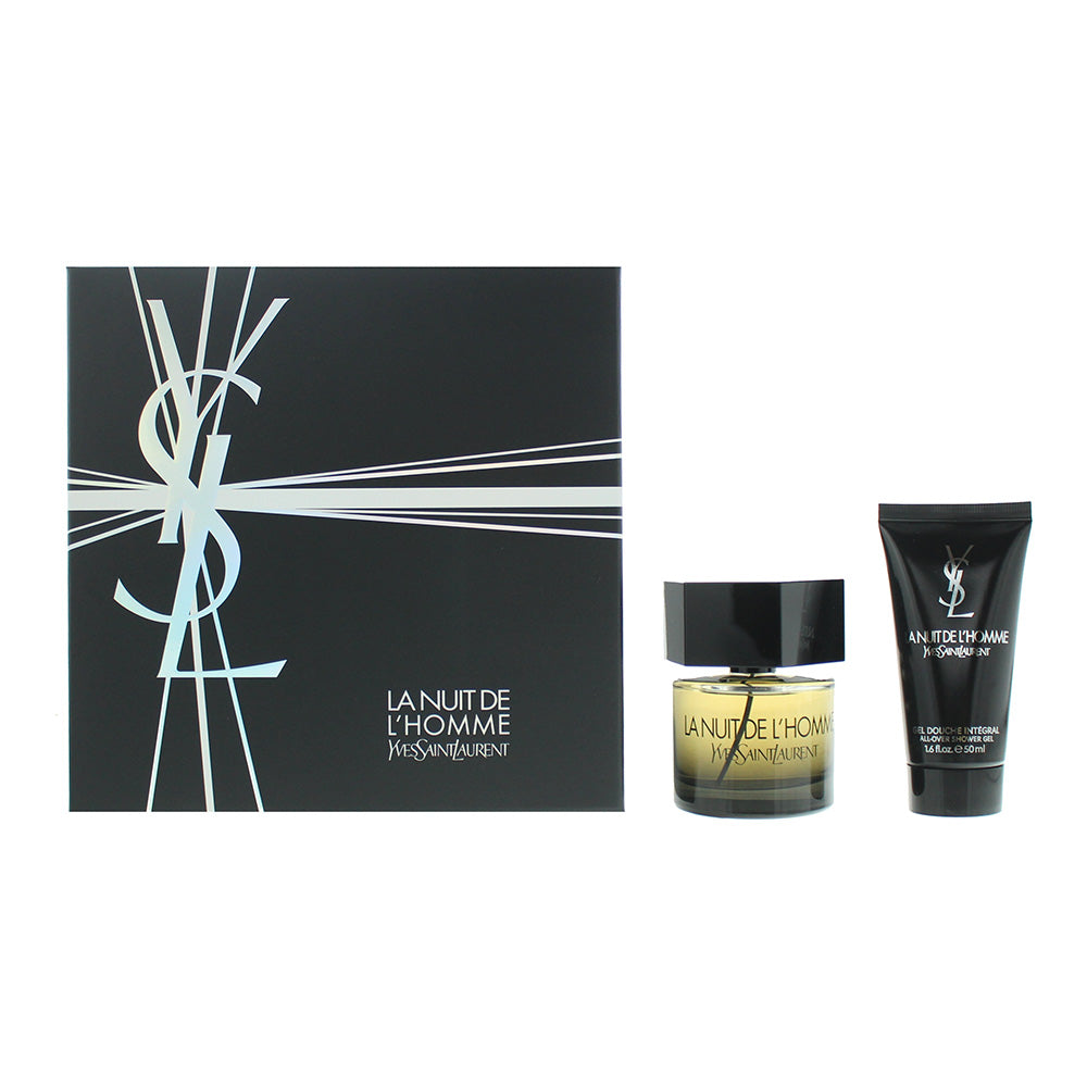 Yves Saint Laurent La Nuit De L'Homme 2 Piece Gift Set: Eau De Toilette 60ml- Shower Gel 50ml