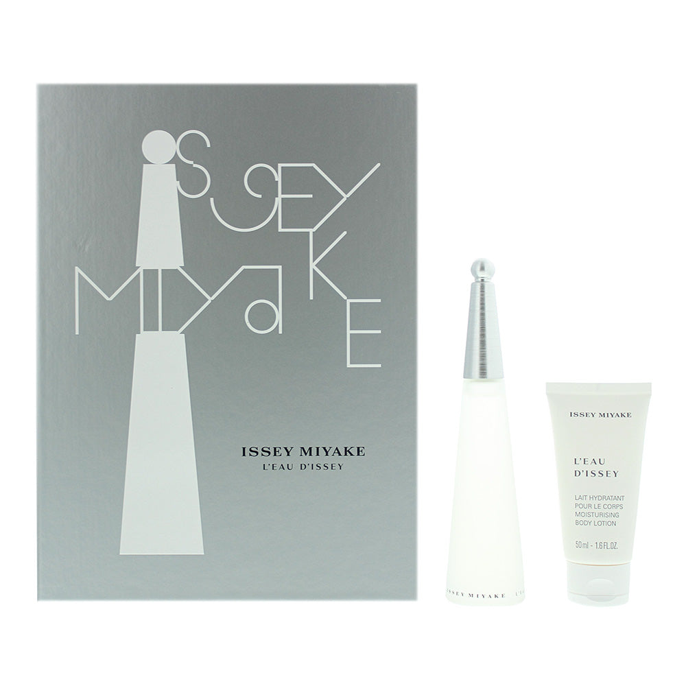 Issey Miyake L'eau D'issey Eau de Toilette Gift Set : Eau de Toilette 50ml - Body Lotion 50 ml