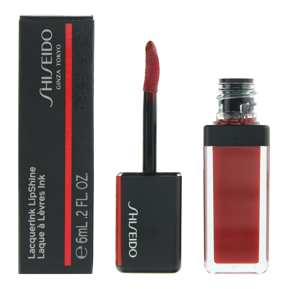 Shiseido Lacquerink 307 Scarlet Glare Lip Shine 6ml