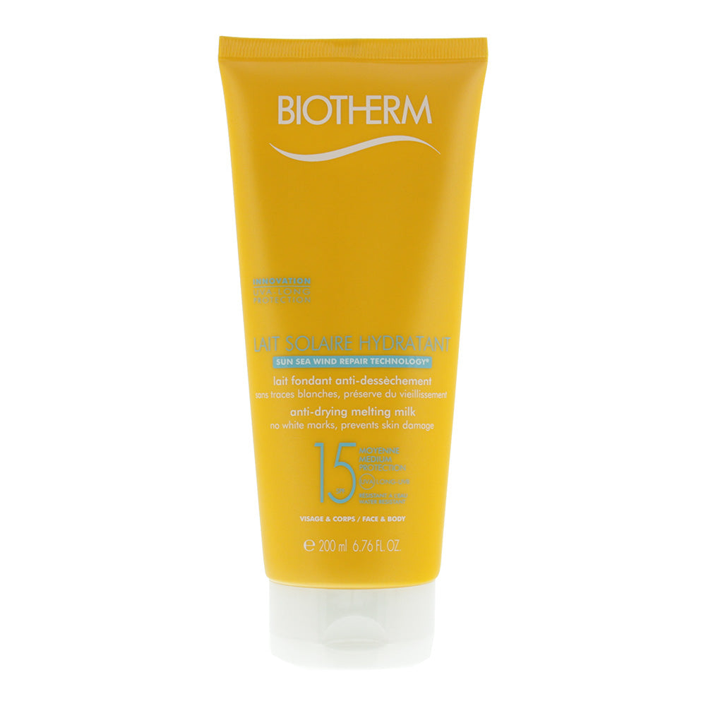 Biotherm Spf 15 For Face And Body Sun Milk 200ml