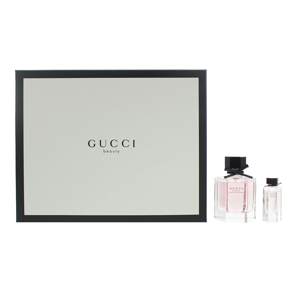 Gucci Flora Gorgeous Gardenia 2 Piece Gift Set: Eau De Toilette 50ml - Eau De Toilette 5ml