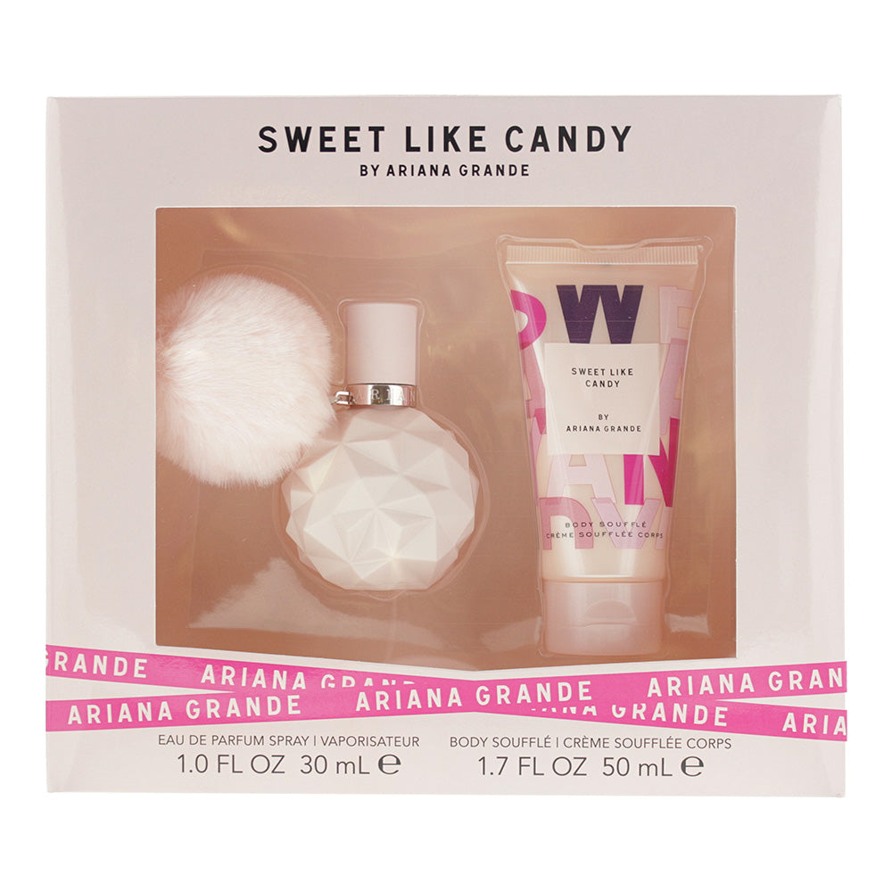 Ariana Grande Sweet Like Candy 2 Piece Gift Set: Eau De Parfum 30ml - Souffle 50ml