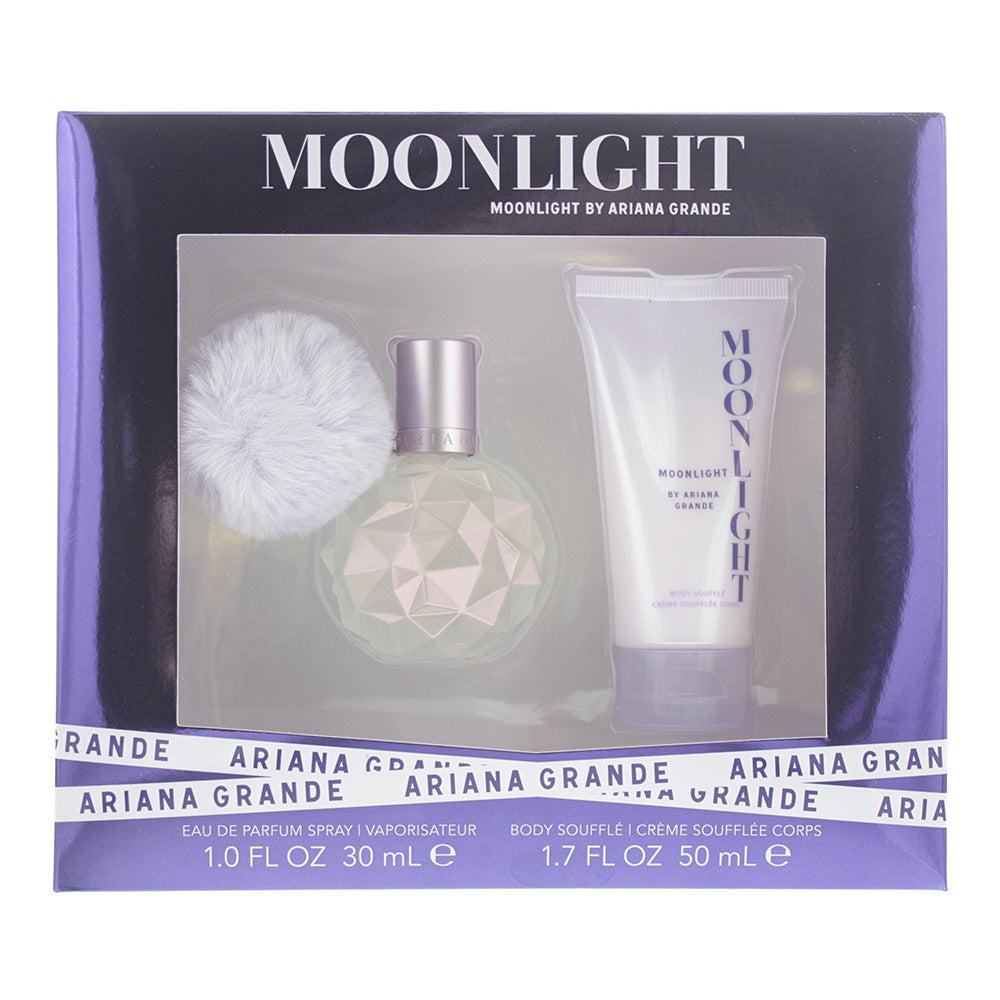Ariana Grande Moonlight 2 Piece Gift Set: Eau De Parfum 30ml - Body Souffle 50ml