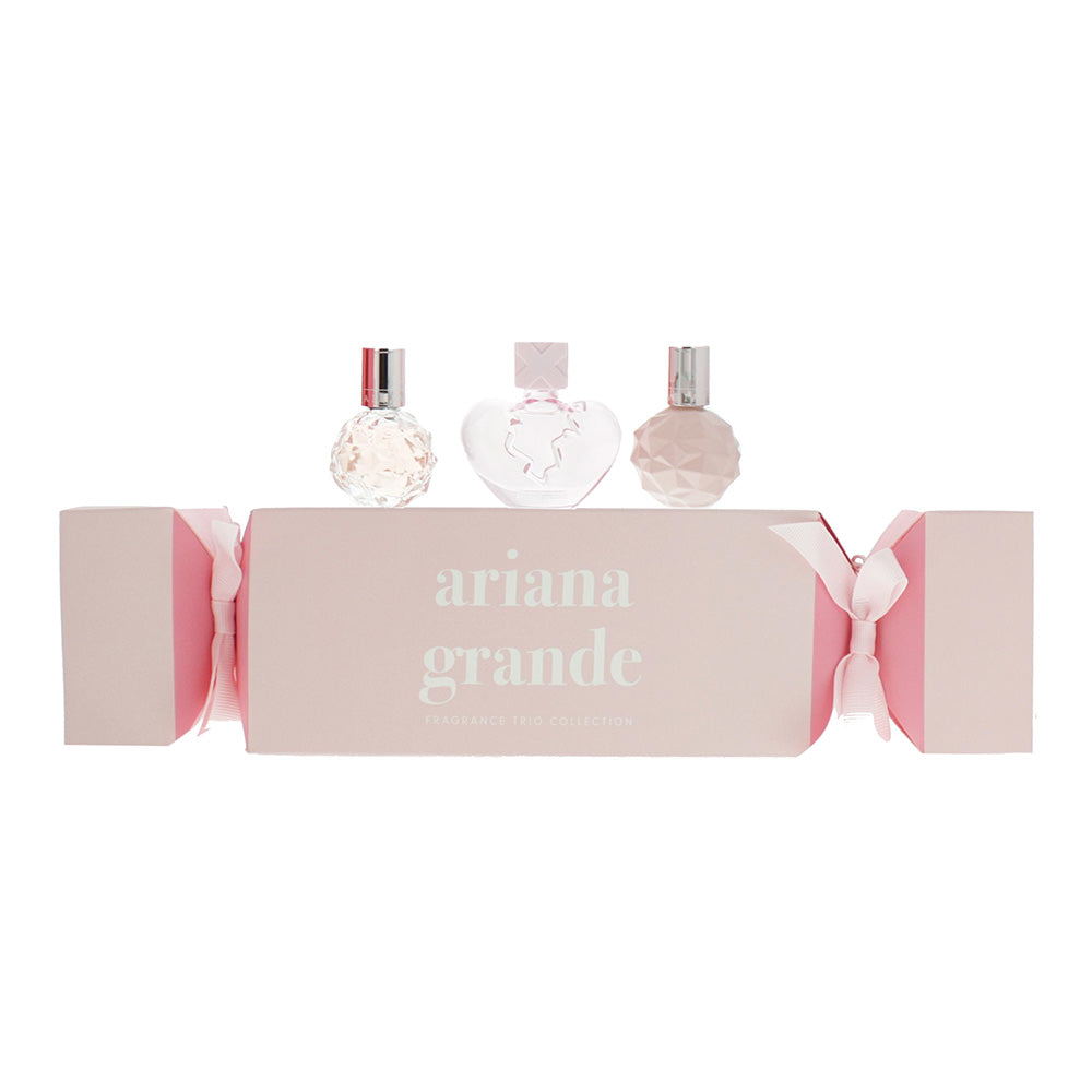 Ariana Grande 3 Piece Gift Set: Ari Eau De Parfum 7.5ml - Sweet Like Candy Eau De Parfum 7.5ml - Thank U Next Eau De Parfum 7.5ml