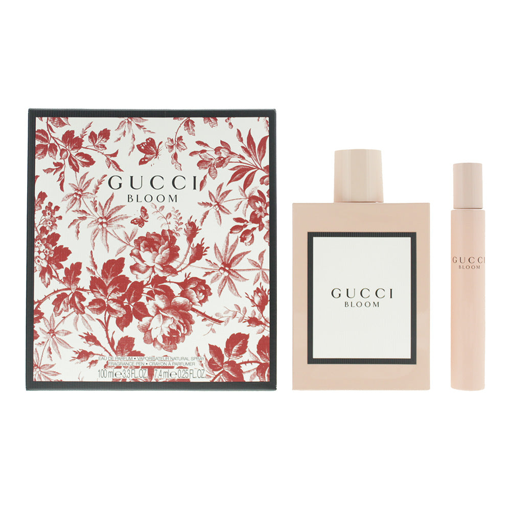 Gucci Bloom 2 Piece Gift Set: Eau De Parfum 100ml - Eau De Parfum 7.4ml