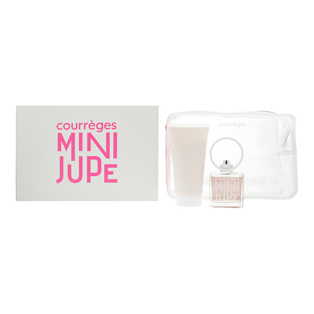 Courreges Mini Jupe 2 Piece Gift Set: Eau De Parfum 50ml - Body Cream 150ml