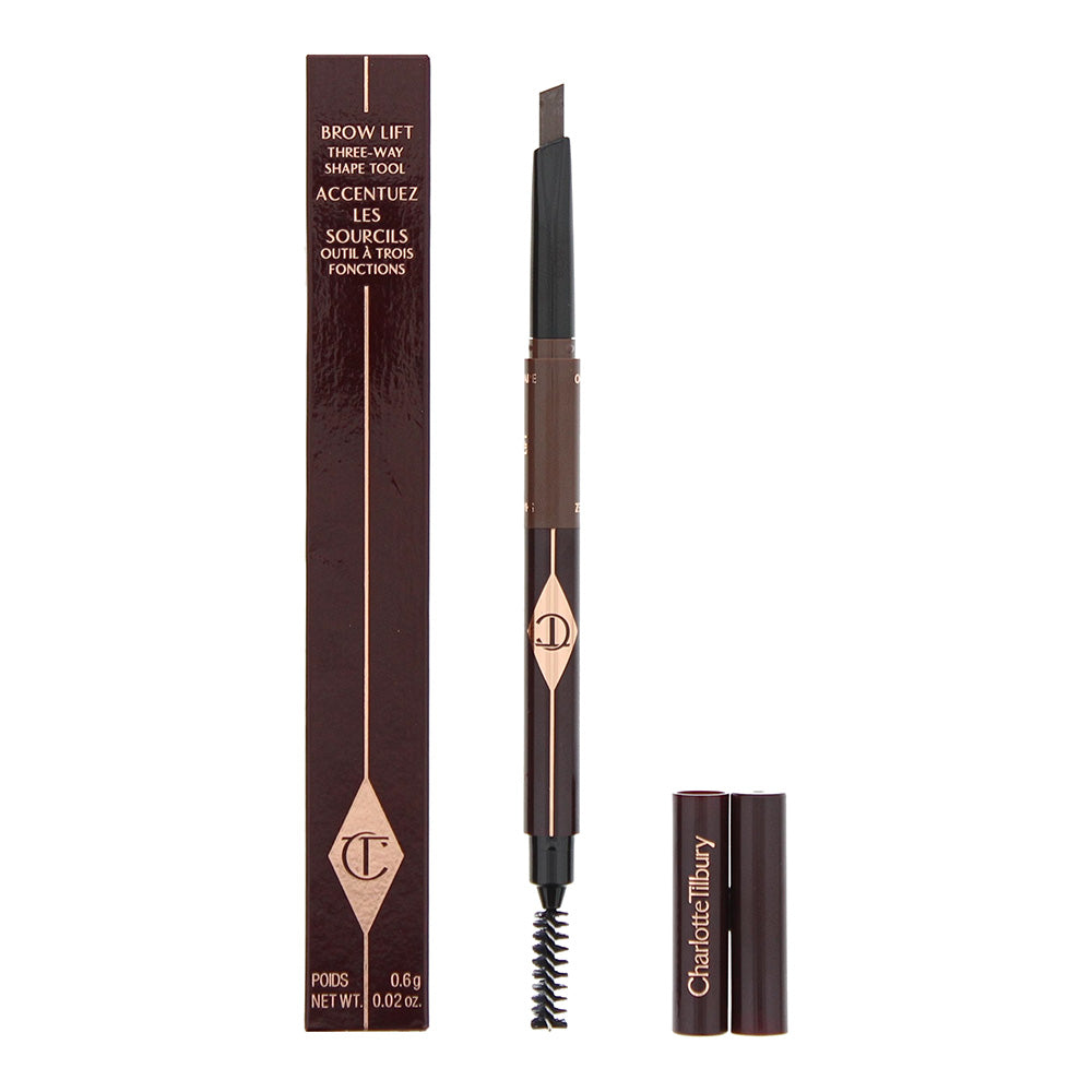 Charlotte Tilbury Brow Lift Luscious Brow Medium Brown Eyebrow Pencil 6g