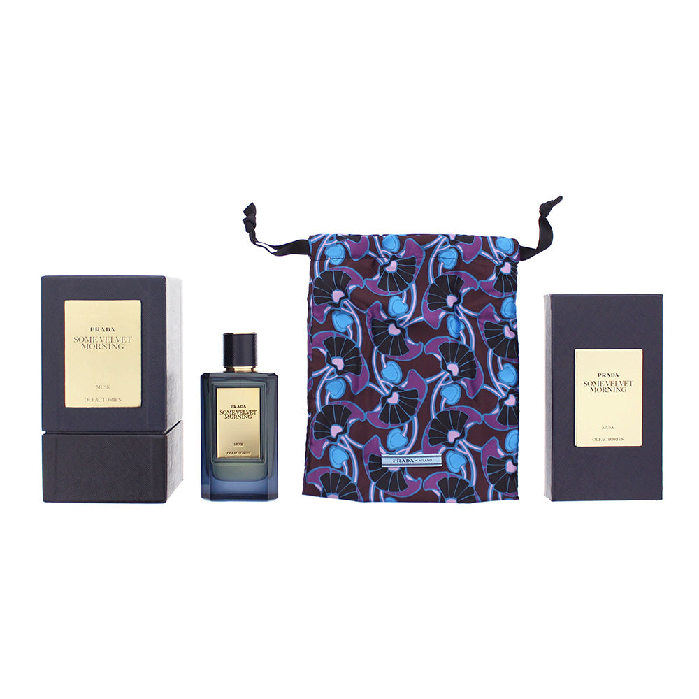 Prada Some Velvet Morning Musk 2 Piece Gift Set: Eau de Parfum 100ml - Textile Pouch