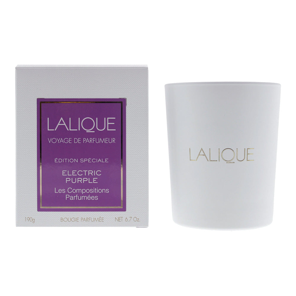 Lalique Electric Purple Candle 190g