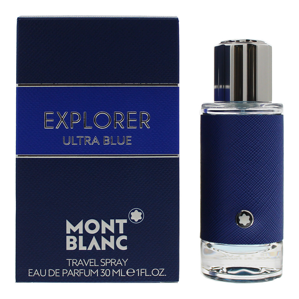 Montblanc Explorer Ultra Blue Eau De Parfum 30ml Travel Spray