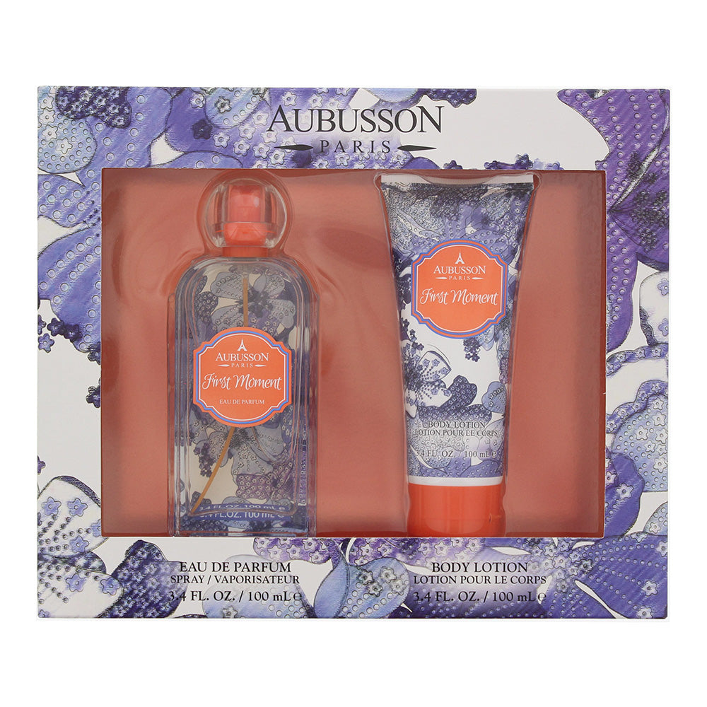 Parfums Aubusson First Moment 2 Piece Gift Set: Eau De Parfum 100ml - Body Lotion 100ml